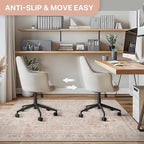 36"x48" Office Chair Mat for Hardwood Floor, Non-Slip Washable Light Pink - Image 5