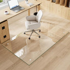 36" x 55" Tempered Glass Chair Mat for Carpet & Hard Floors - Image 2