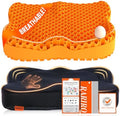Breathable Honeycomb Gel Seat Cushion, Pressure Relief Cushion Long Sitting by RARIRO