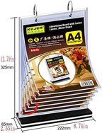 Multi-Function Display Card, menu Price Card, T Type 8.5 x 11,Flip A4 Desktop Card, Multi-Page Desktop Card, Multi-Page Beverage Card, - Image 2