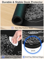 Wireless Charging Mouse Pad, 31.5"x15.8" Large Desk Mat, Smooth Glide - Image 6