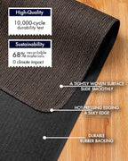 BARoyal Office Chair Mat for Hardwood Floor Under Desk Computer Rolling Chair Mat for Wood/Tile Floor Heavy Duty PVC Plastic Hard Floor Protector 36" x 48"(Coffee) - Image 4