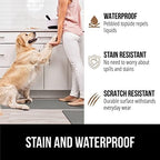 GORILLA GRIP Cushioned Kitchen Mats for Floor, 2 PK, 17x29+17x59, Gray - Image 4