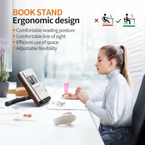 2-in-1 Floor Music Stand & Desktop Book Stand, 16.5"–51" Height Adjustable - Image 5