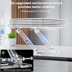 Laptop Stand for Desk, Portable Acrylic Laptop Riser, Ergonomic Adjustable Computer Stand Holder for Notebook MacBook Air Pro, Dell XPS, HP (10-17.3'') - Image 2