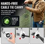 Stainless Steel Zip Ties Gun Kit,304 Metal Zip Ties Heavy Duty-EPX - Image 6