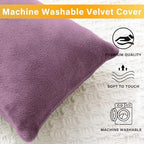 1 MIDDLE ONE 2 Pack Small Pillow, Memory Foam Mini Pillow 11 X 7 Inches for Travel, Sleeping, Nap and Neck, Knee, Lumbar Support, Tiny Cushion for Pet, Dogs (Dark Purple) - Image 4