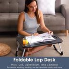 Nestl Laptop Lap Desk, Bed Tray with USB Port Laptop Stand for Bed 24"x16" - Image 2