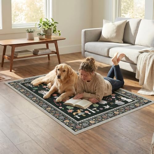 Office Chair Mat for Hardwood Floor & Tile Floor,48"X 60"-Colorful Animals - Image 6