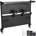 Metal Desktop Organizer with Monitor Stands 51 x 34 in for Office by Unknown