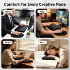 Ergonomic Keyboard Stand with Wrist Rest and Mouse Pad Set for Pain Relief - Image 6
