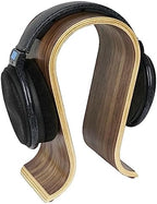 Linkidea Wooden Headphone Stand, Omega Headset Holder Desk Display Hanger for Over-Ear Gaming Headphones Compatible with Audio-Technica, Bose, AKG, Sennheiser, Beats, Sony - Image 2