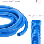 DMiotech 50ft Wire Loom Split Tubing 1 1/2 Inch(38 mm) ID Blue - Image 3