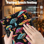 Case for Samsung Galaxy Tab S11 Ultra 14.6 Inch 2025(SM-X930/X936B),Card Slot PU Leather TPU Case Pen Holder Auto Wake Sleep,Aesthetic Mushroom - Image 6