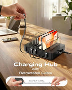 SooPii HomeHub H1 60W Charging Station for Multiple Devices, Black - Image 2