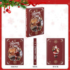 3 Pcs Christmas Decorative Books Holiday Vintage Paper Notebook - Image 3
