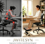 Foot Rest Under Desk, Ergonomic Wooden Desk Foot Rest - Image 5