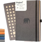 Dingbats* - Wildlife Plain Extra Large A4 Notebook - PU Leather Hardcover Journal for Work, Writing - Pocket, Elastic Closure, Pen Holder, Bookmark by DingbatsNotebooks