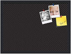 PinPix 27x20 inch Cork Bulletin Board. This Decorative Framed Pin Board Comes with Diamond Pattern in Black Design and Satin Black. Ideal for Home, Office Decor or School (PinPix-120) - Image 2