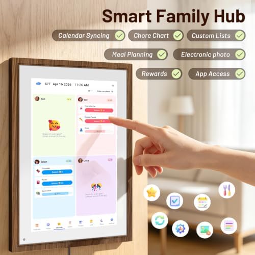10.1" Digital Calendar Wall Touch Screen, No-Subscription, Smart Calendar - Image 3