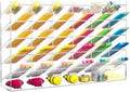 BEYGORM Acrylic Vertical Marker Organizer for 375 Markers, Desk Orgaizer by BEYGORM