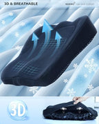 Breathable Honeycomb Gel Seat Cushion, Pressure Relief Cushion Long Sitting - Image 5
