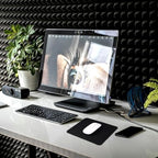 50 Pack Mouse Pads Bulk - Black Mouse Pad Set, 8.66 x 7.09 Inches with Non-Slip Rubber Base for Computer Laptop Gaming Office Home Use (0.08 Inch Thickness) - Image 7