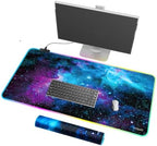 Mydours 40" x 20" RGB Gaming XXL Large Mouse Pad (Purple Universe) by Mydours