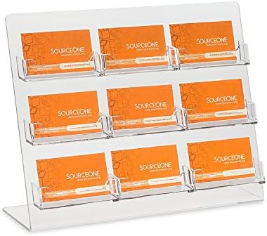 Amazom 9 Pocket Business Card/Gift Card Holder/Stand Display by SOURCEONEDISPLAYS