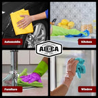 AIDEA Microfiber Cleaning Cloth-400PK, Microfiber Towels for Cars,12×12" - Image 5
