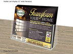 Marketing Holders 4 Pack 11" Wide Catalog Brochure Holder Literature Table Display Reception Desk Flyer Stand - Image 3