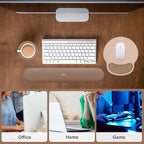 MOSISO Wrist Rest Support for Mouse Pad&Keyboard Set, Mocha - Image 6