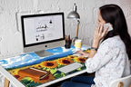 Large Mouse Pad 48x24 Desk Matt for Desktop Gaming Mousepad Sunflower Computer Mat 4XL Huge Desk Pad Oversized Giant Mouse Mat for Girl Women Office Work - Image 6