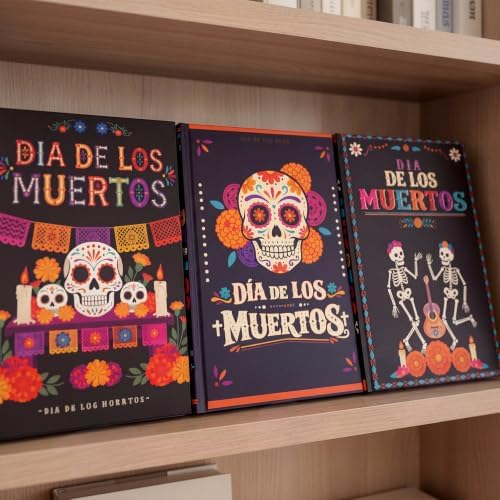 3 Pcs Day of the Dead Halloween Decor Books - Image 6