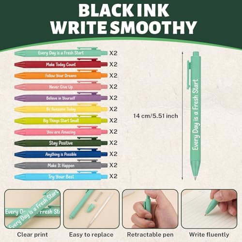 Sprial Notebooks with Pens Bulk, 48 Pack, 5.5 x 4.7 Inch, Colorful - Image 4