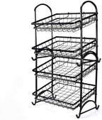 Stackable Candy Display Rack|Stackable Candy Organizer|Multi-Function Snack Rack&Shelf for Chips |Perfect Display Solution for Stores (Black, Medium) - Image 4