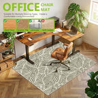 Office Chair Mat for Hardwood Floor & Tile Floor,36"x48"-Green Leaves - Image 3