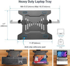AVLT Laptop & Monitor Arm Desk Mount for 17-38" Screens - Black - Image 4