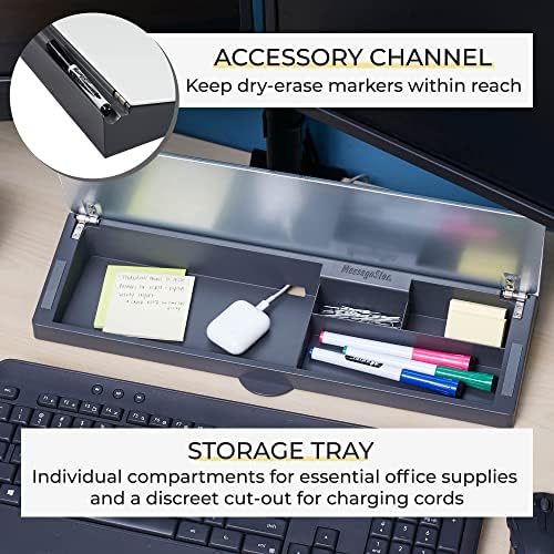 ECR4Kids MessageStor Dry-Erase Keyboard Write and Store, Desk Organization, White Brick - Image 4