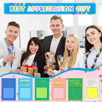 Motipuns 72 Pcs Christmas Appreciation Gift Colorful Sticky Note Pad Holder - Image 5