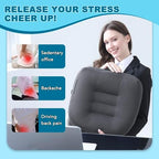 Office Chair Cushions for Back and Butt, Ergonomic Chair/Seat Cushion for Long Sitting, Sitting Pillow for Automobile, Wheelchair, Computer,Office Chair Hip Support Grey - Image 2