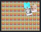 PinPix 28x22 inch Cork Bulletin Board. This Decorative Framed Pin Board Comes with Abstract Pattern in Color Design and Satin Black. Ideal for Home, Office Decor or School (PinPix-564) by PinPixBulletinBoards