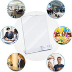 Vicenpal 4 Pcs Acrylic Flyer Holder Stand with Business Card Pocket 8.5x11 - Image 6