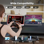 domyfan 14" Laptop Screen Extender, FHD 1080P IPS Dual Laptop Monitor Extender, HDMI/USB-A/Type-C Plug and Play for Windows, Mac, Chrome, Android, Xbox, Switch, PS5, Work with 13.3”-17” Laptops - Image 5