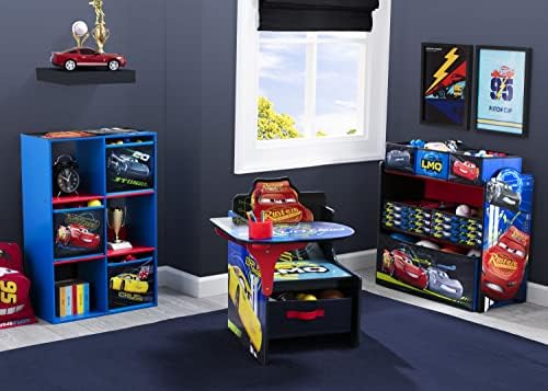 Delta Children Chair Desk With Storage Bin, Disney/Pixar Cars - Image 4
