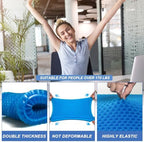 Gel Seat Cushion for Long Sitting - 17.5" x 15.5" x 2.4" (Extra Thick) - Image 4