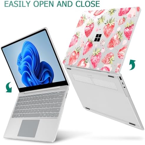 Case for Surface Laptop 5/4/3 13.5 with Metal Keyboard,Strawberries - Image 5