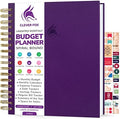 Clever Fox Budget Planner Spiral, Monthly Bill Organizer Book, Purple by CleverFox