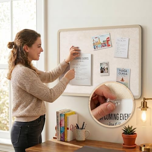 Bulletin Board Decorative Felt Foldable Vision Photo Pin Boards - Image 6