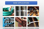 Kable Kontrol Cable Zip Ties, 8 Inch, 10000 Pcs, 50lbs Test, Natural White - Image 6